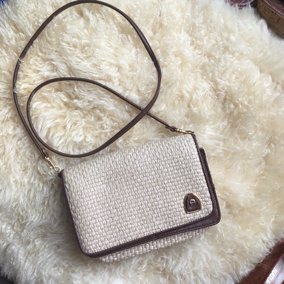 DJ LADY NADA Boho Straw Crossbody Bag – Woven Purse With Chain Strap, Inner Pocket - View #8